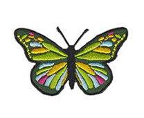 Factory direct supply wholesale variety of butterfly cloth stickers